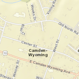 Camden Delaware Street Map