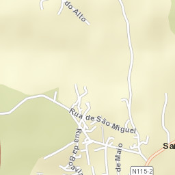 Santa Maria do Castelo e São Miguel Street Map