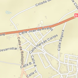 Casas de Don Pedro Street Map