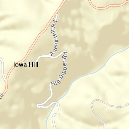 Iowa Hill California Street Map