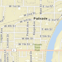 Palisade Street Map