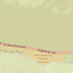Independence Colorado Street Map