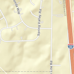 Ronald Reagan Highway, Monument, CO Street Map