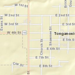 403-423 East 4th Street, Tonganoxie, KS Street Map