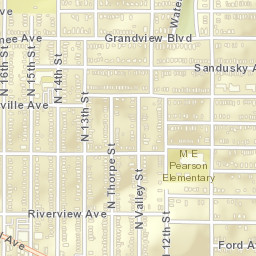 101-199 North 16 Street Kansas City KS Street Map