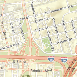 534-598 Gillis Street, Kansas City, MO Street Map