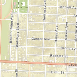 307 Benton Boulevard, Kansas City, MO Street Map