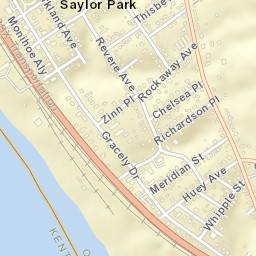 Sayler Park Ohio Street Map