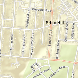 Price Hill Ohio Street Map