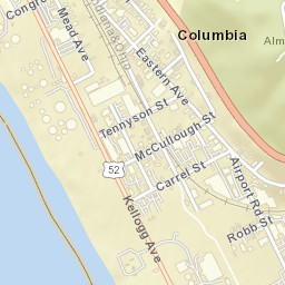 Columbia Ohio Street Map