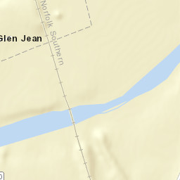 Glen Jean Ohio Street Map