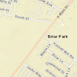 Briar Park Delaware Street Map