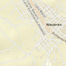 Navarrés Street Map