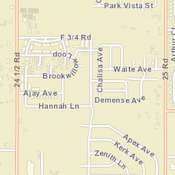 676-680 24 1/2 Rd Grand Junction Street Map