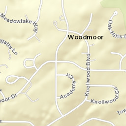Woodmoor Street Map