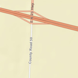 Interstate 70 Grainfield KS 67737 Street Map