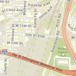 999 Mulberry Street, Kansas City, MO Street Map