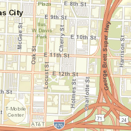 Kansas City, Missouri Street Map