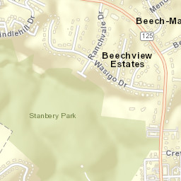 Beech-Mar Ohio Street Map