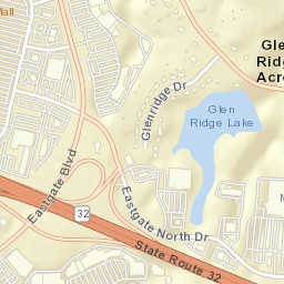 Glen Ridge Acres Ohio Street Map