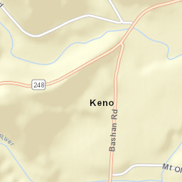 Keno Ohio Street Map