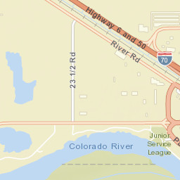 Redlands Pkwy Grand Junction CO Street Map