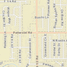 611-613 Broken Spoke Rd Grand Junction CO Street Map