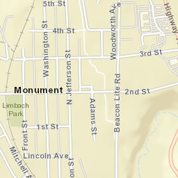 Monument Street Map