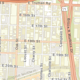 1564-1598 Grand Boulevard, Kansas City Street Map