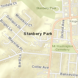Stanbery Park Ohio Street Map