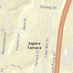 Alpine Terrace Ohio Street Map