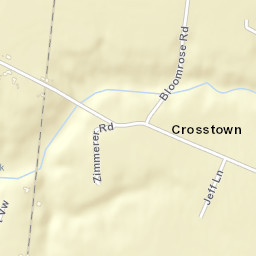 Crosstown Ohio Street Map