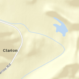 Clarion Ohio Street Map