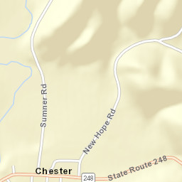 Chester Ohio Street Map