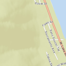 Homewood California Street Map