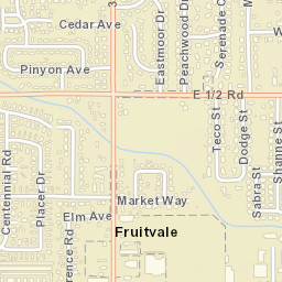 Fruitvale Street Map
