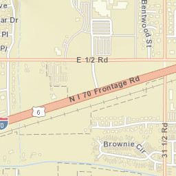 Clifton, CO, USA Street Map