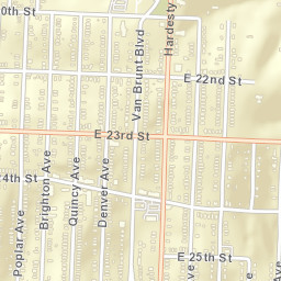 2200 Poplar Avenue, Kansas City, MO Street Map