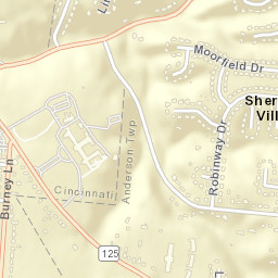 Sherwood Village Ohio Street Map