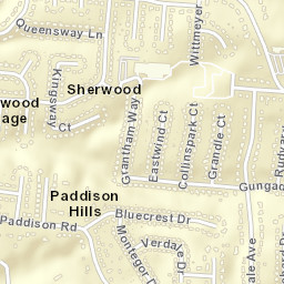 Paddison Hills Ohio Street Map
