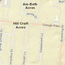 Hill Craft Acres Ohio Street Map