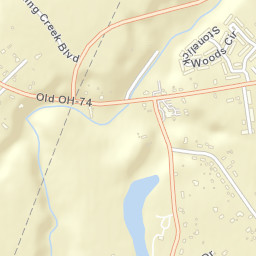 Olive Branch Ohio Street Map