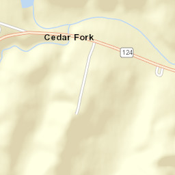 Cedar Fork Ohio Street Map