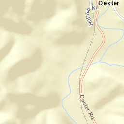 Dexter Ohio Street Map