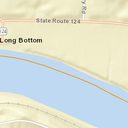 Long Bottom Ohio Street Map