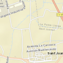 San Juan de Énova Street Map