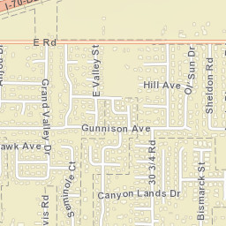 3082-3084 Aberdeen Ln Grand Junction CO Street Map