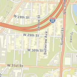 700 West 31st Street Kansas City MO Street Map