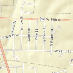 1100-1106 West 19th Street, Higginsville, MO Street Map