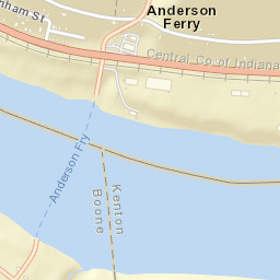 Anderson Ferry Ohio Street Map